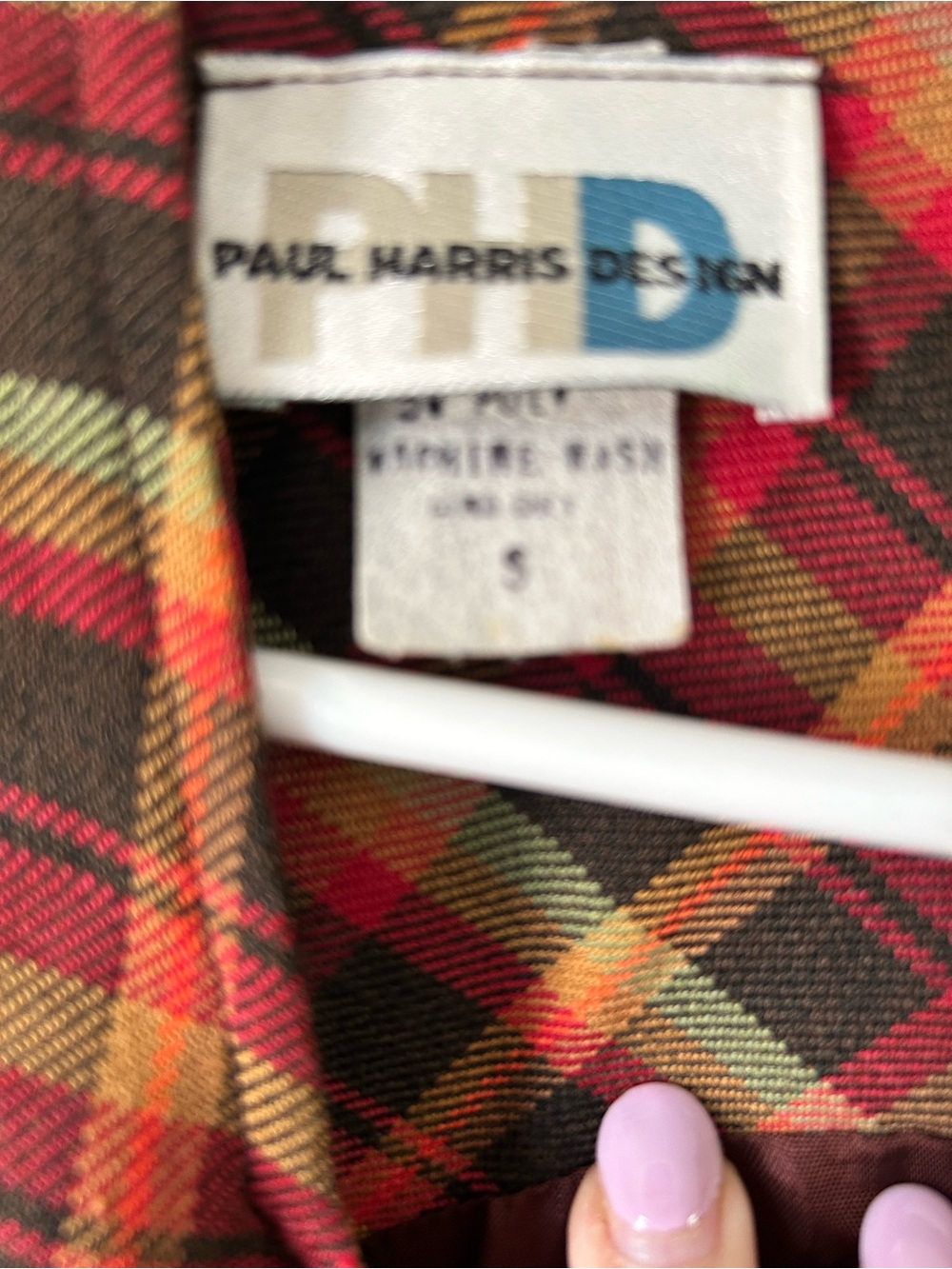 90s Y2K Plaid Jumper Dress Women’s Small Sleeveless Grunge Academia Schoolgirl - Picture 3 of 11